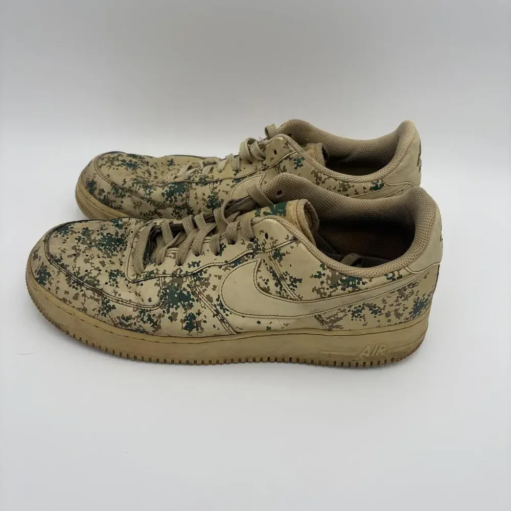 Nike Air Force 1 Low 2017 Desert Reflective Camo Sneakers Mens Size 12.5 Limited